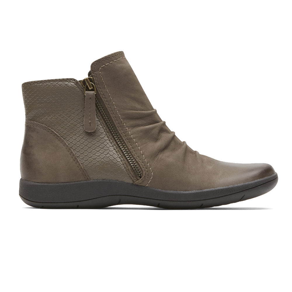 Rockport Singapore Womens Boots - Tessie Panel Grey - XY9071586